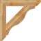 Ekena Millwork Funston Slat Rough Sawn Bracket, Western Red Cedar, 6"W x 42"D x 42"H BKT06X42X42FST06RWR - alternate 2